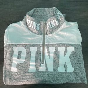 Pink Victoria’s Secret 1/4 Zip-Up